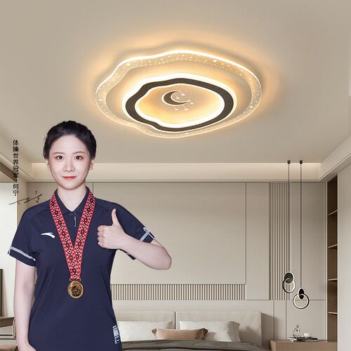 led吸顶灯圆形卧室灯现代简约大气客厅灯房O间餐厅灯过道阳台灯具