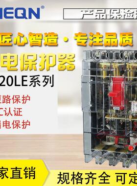 正隆DZ20LE-250/4300可视漏电断路器220v/380v漏电开关断路器开关