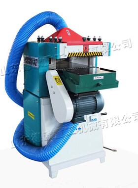 高速双面压刨机 台式自配吸尘刨削机Double sided press planer