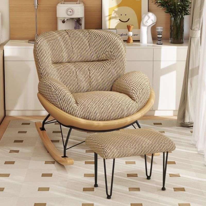 摇椅躺椅阳台家用蛋壳休闲懒人沙发成人摇摇大人客厅轻奢单人