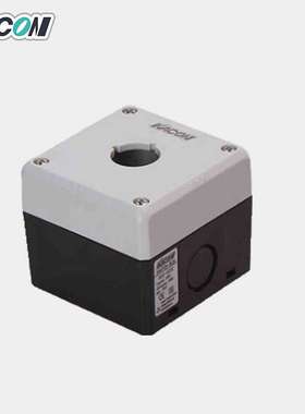 现货 KACON/凯昆KEX-101C塑料控制盒22mm孔防水防尘开关盒灰色
