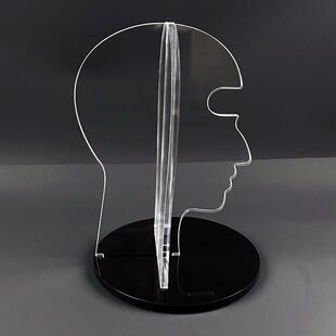 透明亚克力VR眼镜展示架头戴高档眼镜陈列展架支架