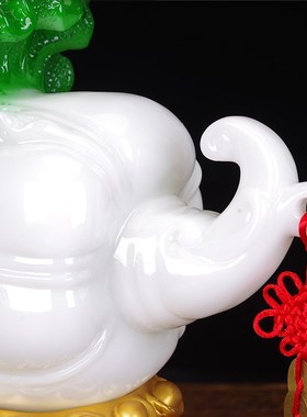 百财聚来白菜招财摆件中式家居客厅电视柜玄关招财装饰品开业礼品