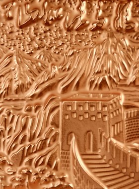 铜雕画紫铜【江山如此多娇】客厅书房装饰画摆件中式高档礼品乔迁