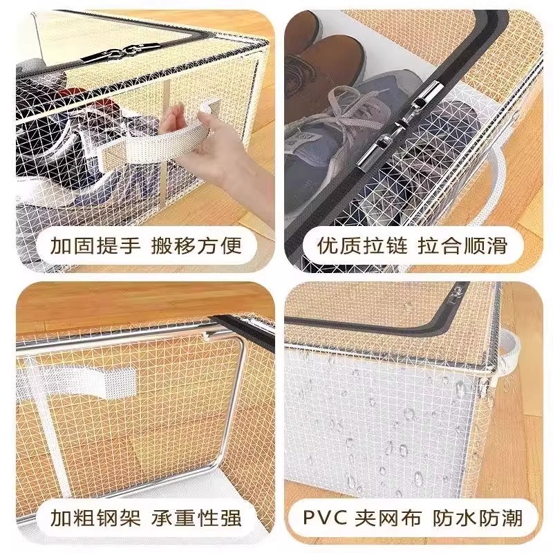 鞋盒鞋子收纳神器透明省空间防尘鞋柜放靴子抽屉式床底可折叠鞋架