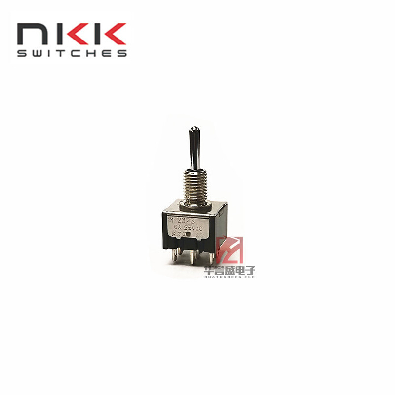 日本NKK日开 M-2023 6脚3档 摇头 钮子开关 6MM开孔