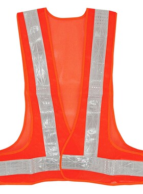 IRRERS反光背心V型道路高速执勤代驾反光衣安全背心施工物流骑行