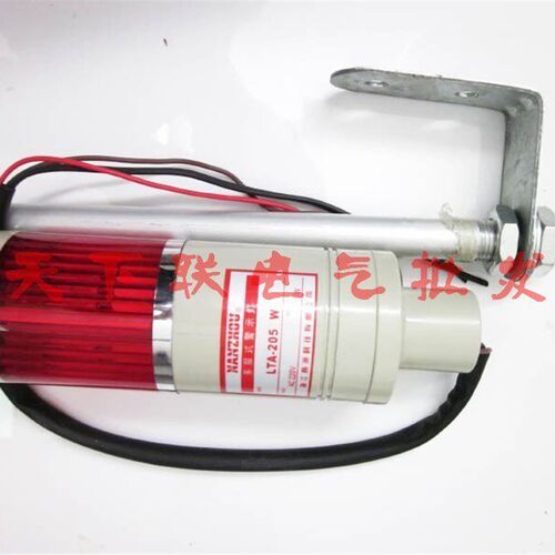 LTA-205-1w单层常亮闪光机床故障报警灯DC24v 红色指示灯警示灯