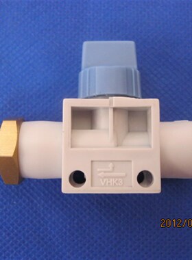 全新手动阀  VHK2/VHK3-01S-02S-03S-04S-08F-10F两三通手转阀