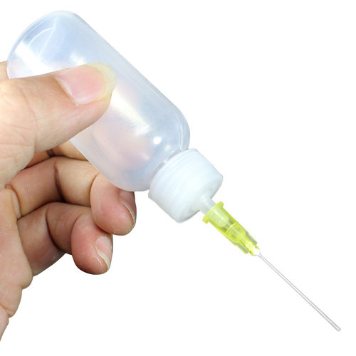带针头工业点胶瓶松香瓶酒精瓶尖嘴瓶滴胶瓶滴胶壶50CC100ML毫升