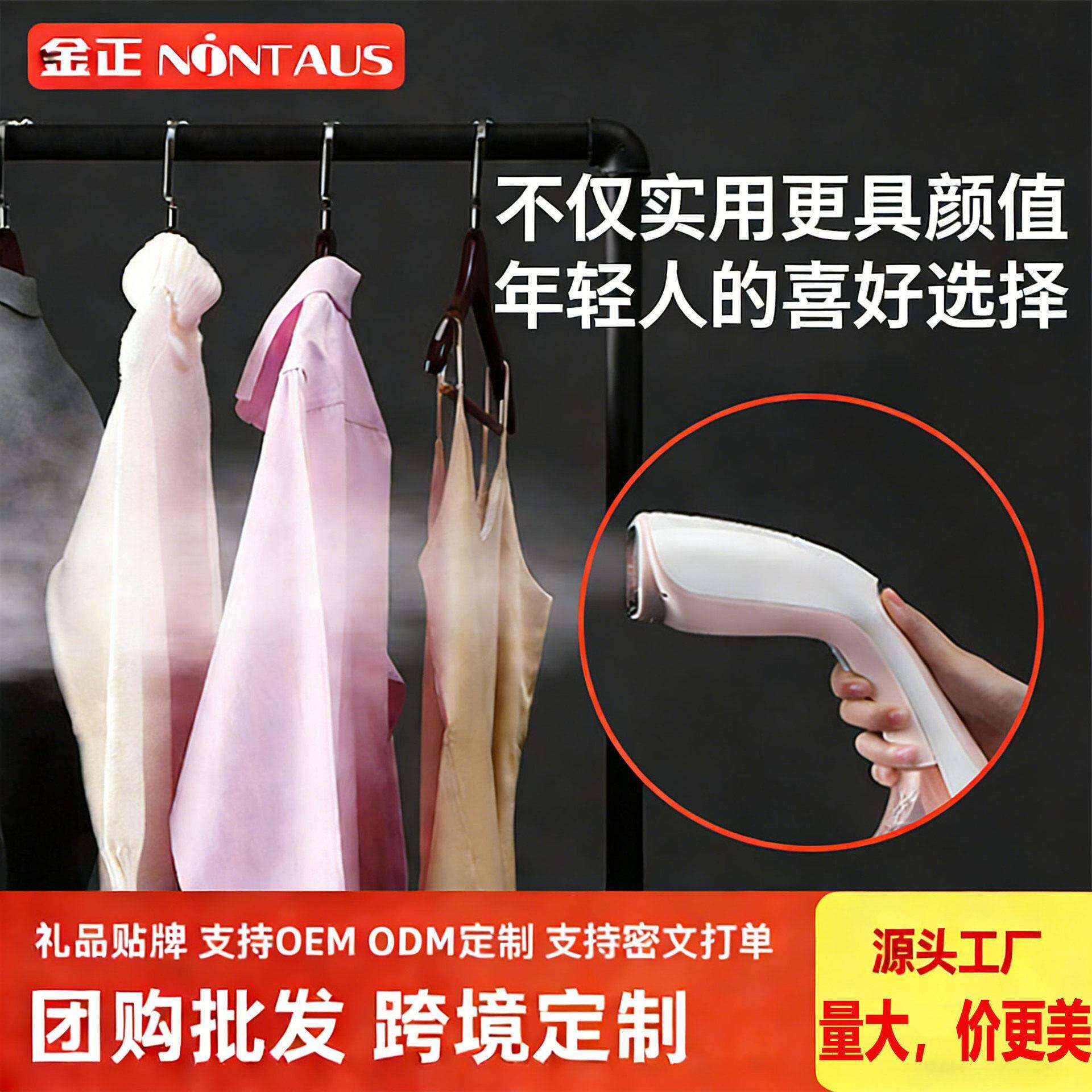 金正便携式家用蒸汽熨斗小型迷你烫衣服熨烫机手持小巧轻便挂烫机
