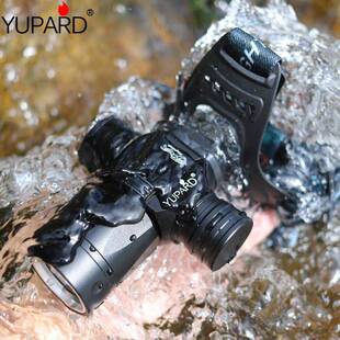 优豹T6 LED潜水充电头灯强光水下防水远射头灯 带电池充电器