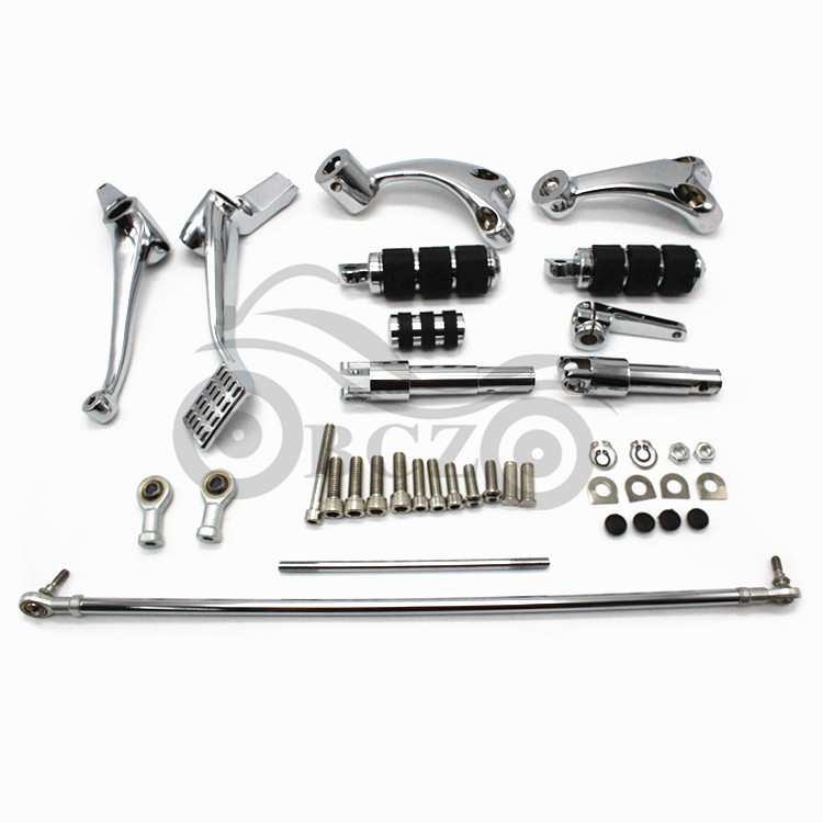 适用于哈雷运动者 XL 1200 883 48前置变档挂挡黑色脚踏14-20整套