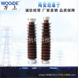 万上110kV支柱绝缘子ZSW-110/8变电站固定电缆支撑瓷瓶ZSW-220/6