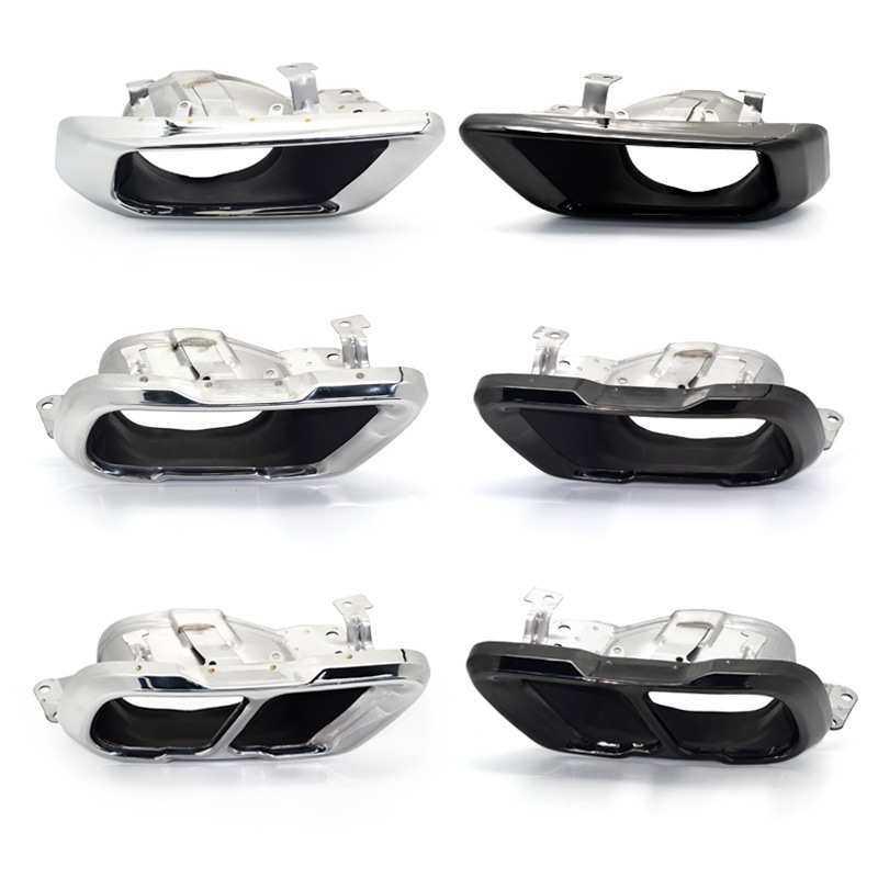 适用于汽车尾喉C05G06X5X6X7升级原位款四出不锈钢排气管