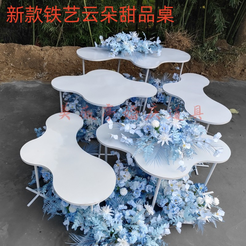 婚庆道具新款路引展示架铁艺x甜品台摆件商场橱窗布置婚礼舞台摆