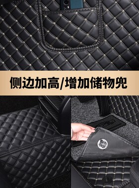 适用于21/22款捷尼赛斯GV80脚垫专用全包围丝圈汽车脚垫内饰改装
