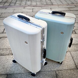 新款铝框行李箱万向轮o网红旅行箱女24学生密码登机箱20拉杆箱男2