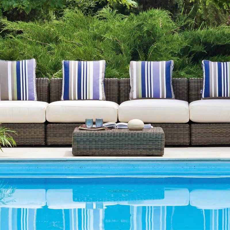 藤朝户外沙发阳台客厅民宿藤椅阳光房圆藤室外样板房别墅藤编家具