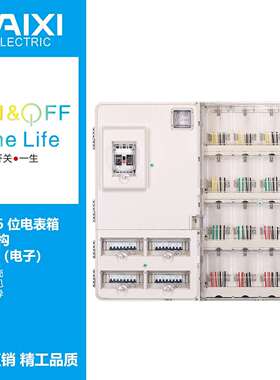 泰西单相十六户插卡式或电子式透明电表箱/PC16户透明计量箱 泰西