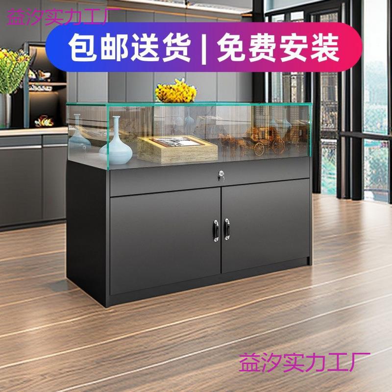 珠宝展示柜玻璃首饰柜样品饰品柜台直播间展销柜博物馆展览陈列柜