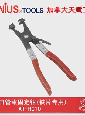 天赋工具Geniu进口管束固定钳铁片型用220mm 8.7寸 AT-HC10