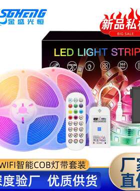 COB灯带套装RGB七彩变色灯条led霓虹软灯带12V室内装饰氛围线条灯