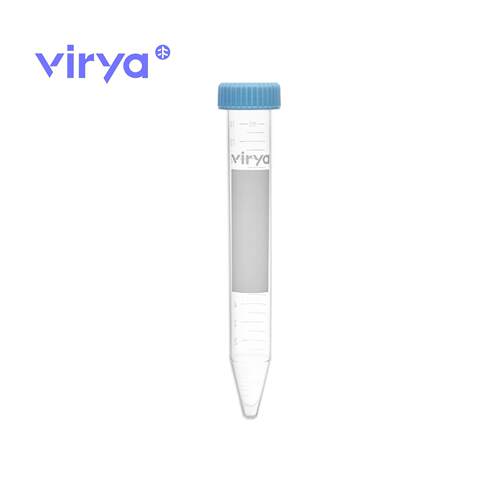 virya15ml离心管带架 黑色刻度线白色书写区 3111502