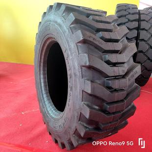 载机充气轮胎厂家 16.5宽胎面工地用工程轮胎 16.5挖掘装