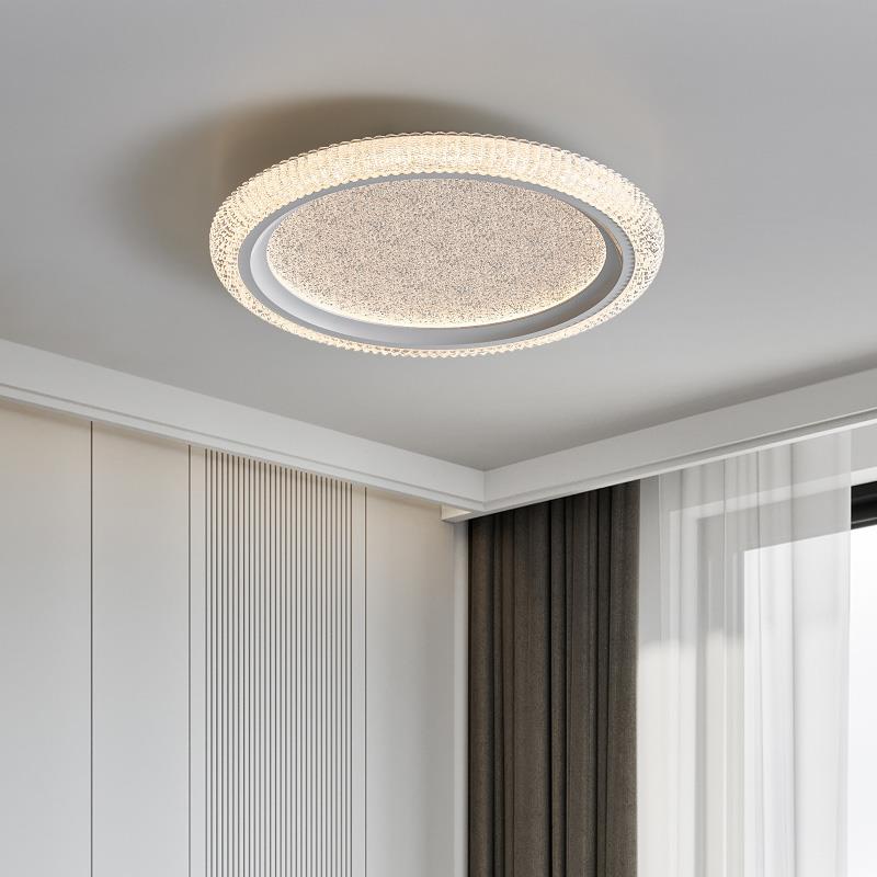 奶油风卧室灯意式极简吸顶灯设计师儿童房间灯创意led灯