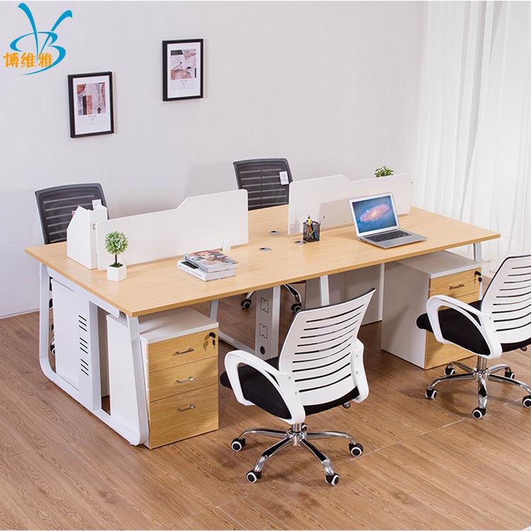 办公家具职员办公桌椅组合屏风卡座简约现代员工位2/4/6人位组合