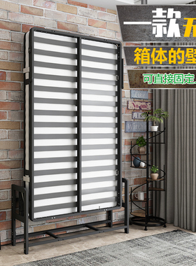 无箱体自动脚隐形床 多功能壁床z 铁艺工业风墨菲床折叠床五金配