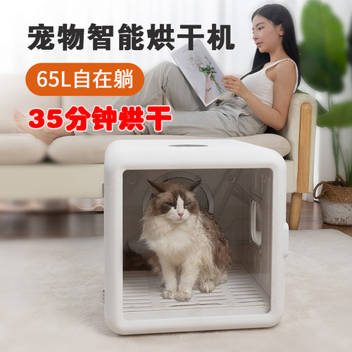 宠物烘干箱全自动猫咪狗狗洗澡智能烘干机家用P静音小型犬洗澡吹