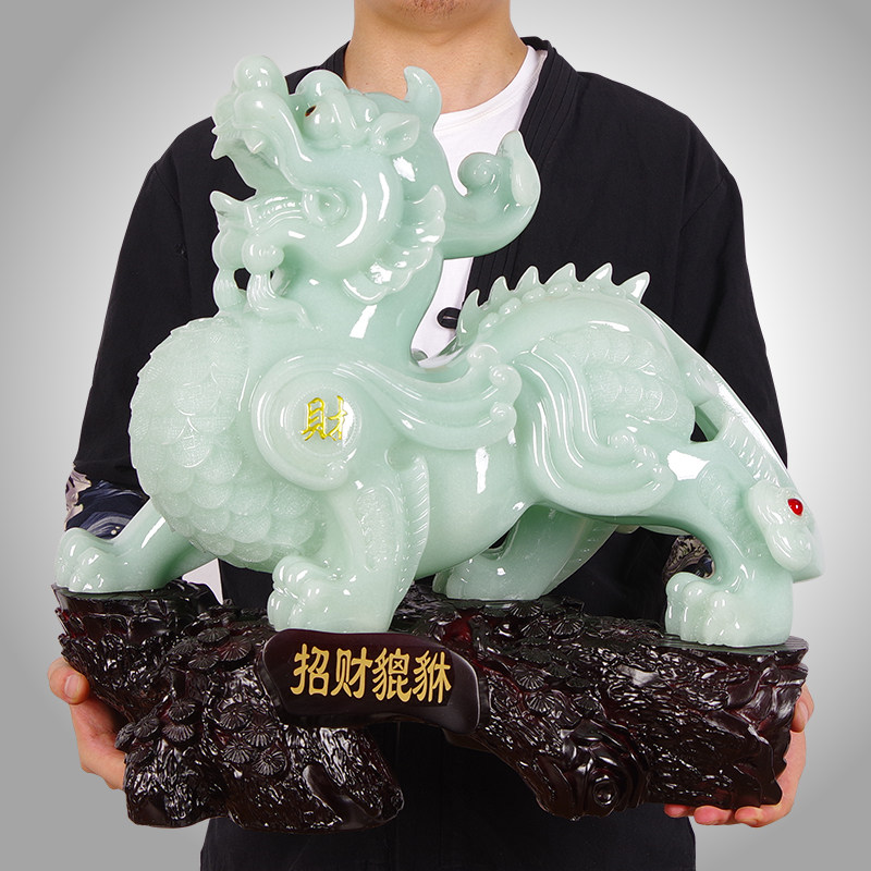 貔貅摆件一对招财k聚财貔恘家用客厅店铺办公室桌装饰公司开业礼