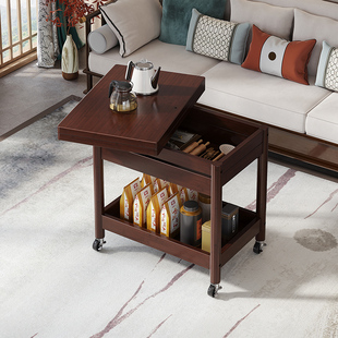 可移动沙发c边几带轮带抽屉茶几现代小桌子床头侧边柜小户型小推