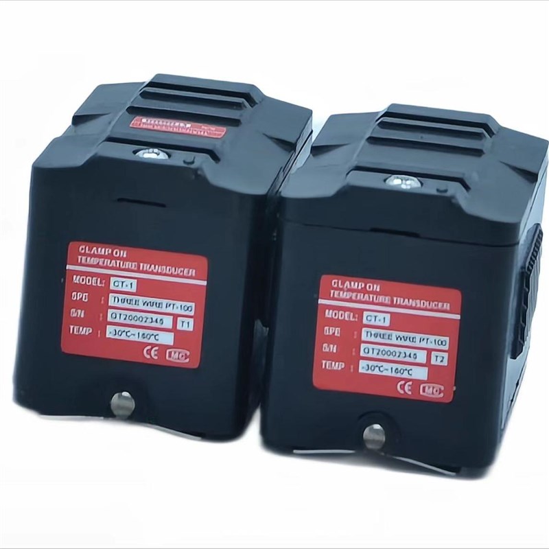 外贴夹装式PT100/PT1000超声波探测仪温度传感器热量表用CT-1