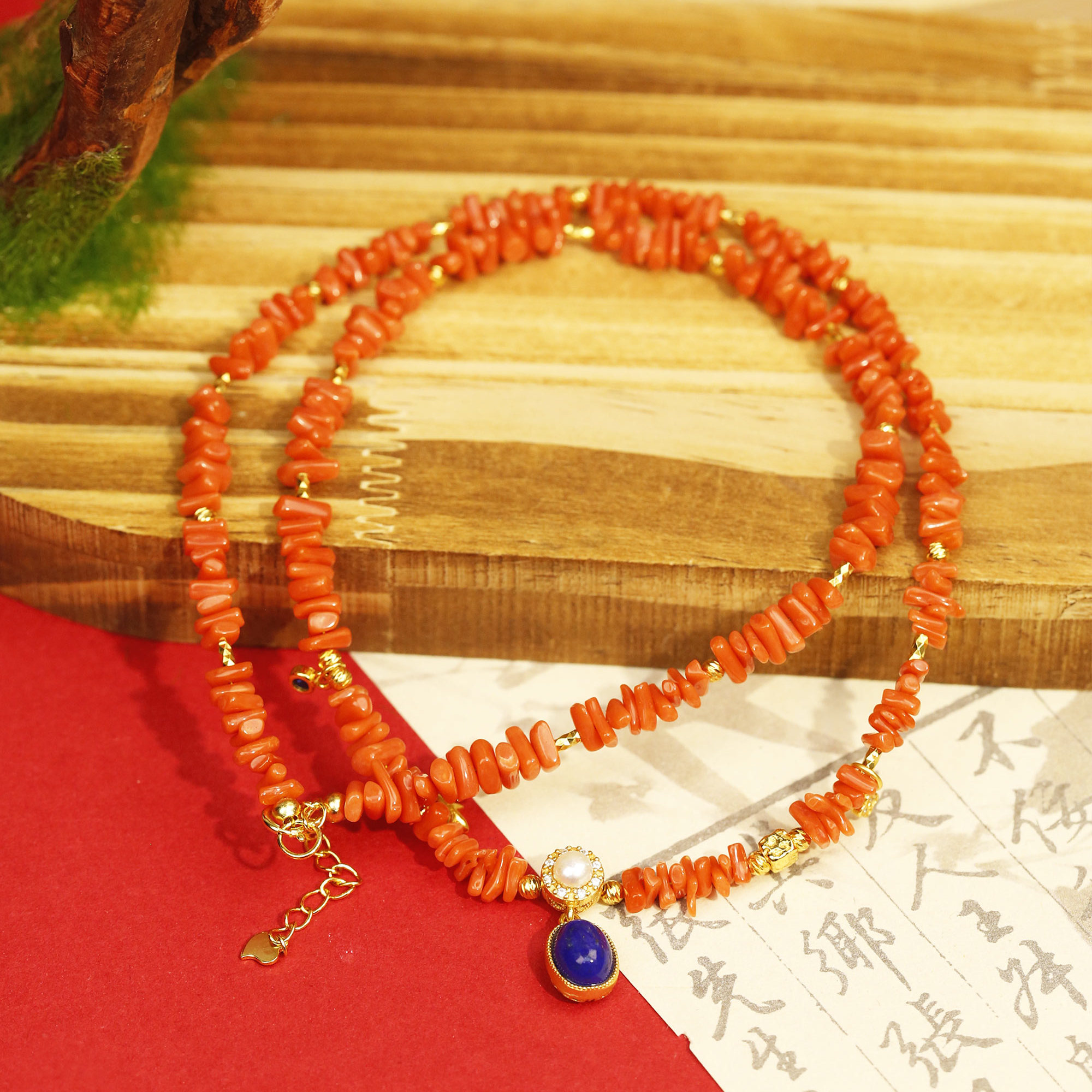 MIAOZhen&Bao天然红珊瑚首饰