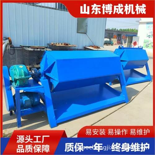 商用型无尘打磨鹅卵石钻孔六角研磨机八角滚筒去毛刺机溜光机