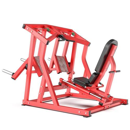 915商用悍马款挂片系列健身房坐姿分动式蹬腿训练力量器械