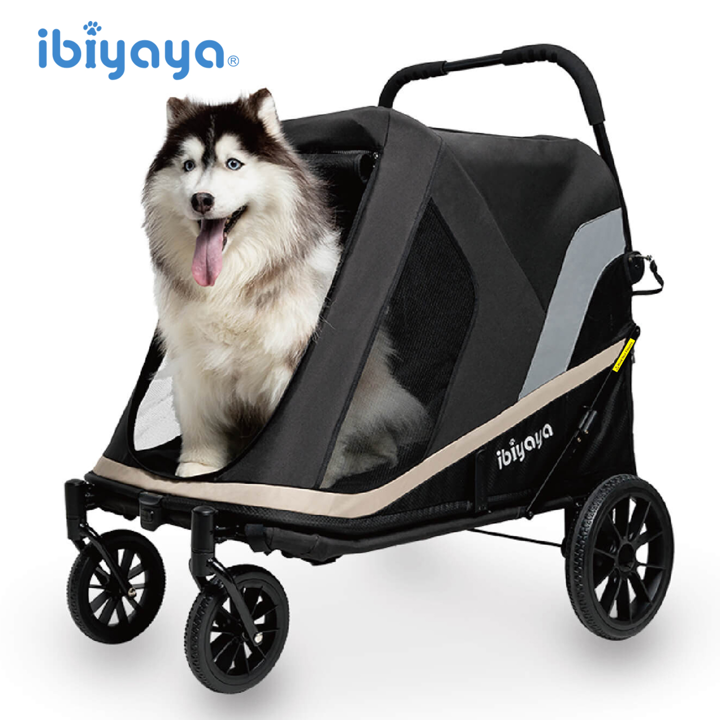 ibiyaya安心陪大型犬宠物推车