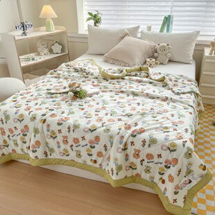 夏季 A类凉感丝夏被空调被夏凉被可机洗水洗单双人学X生薄被子被芯