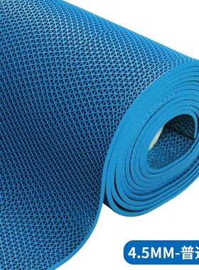 蓝色塑料垫子地h垫橡胶皮游泳馆防滑镂空公共洗手间洗车场防水地