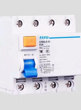 -28/通6电流FTO3 6E3L8-4剩余作B断路器CFE/A华L断路器B漏电动CF