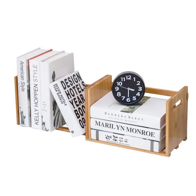 书架创意桌实木竹桌书柜简单H现代学生小文件存储架