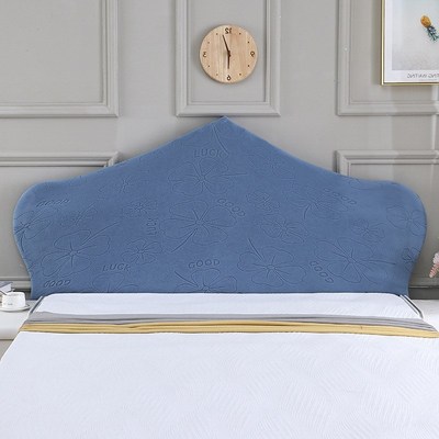 弧形半圆床头套罩凹凸型弹力木床头遮丑神器异形通U用全包防尘罩