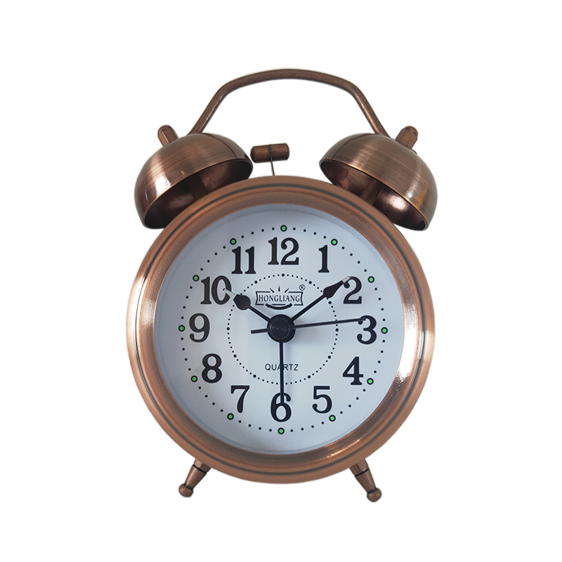 起床困难户懒人床头闹钟表t变态超大声夜灯光静音学生金属复古马