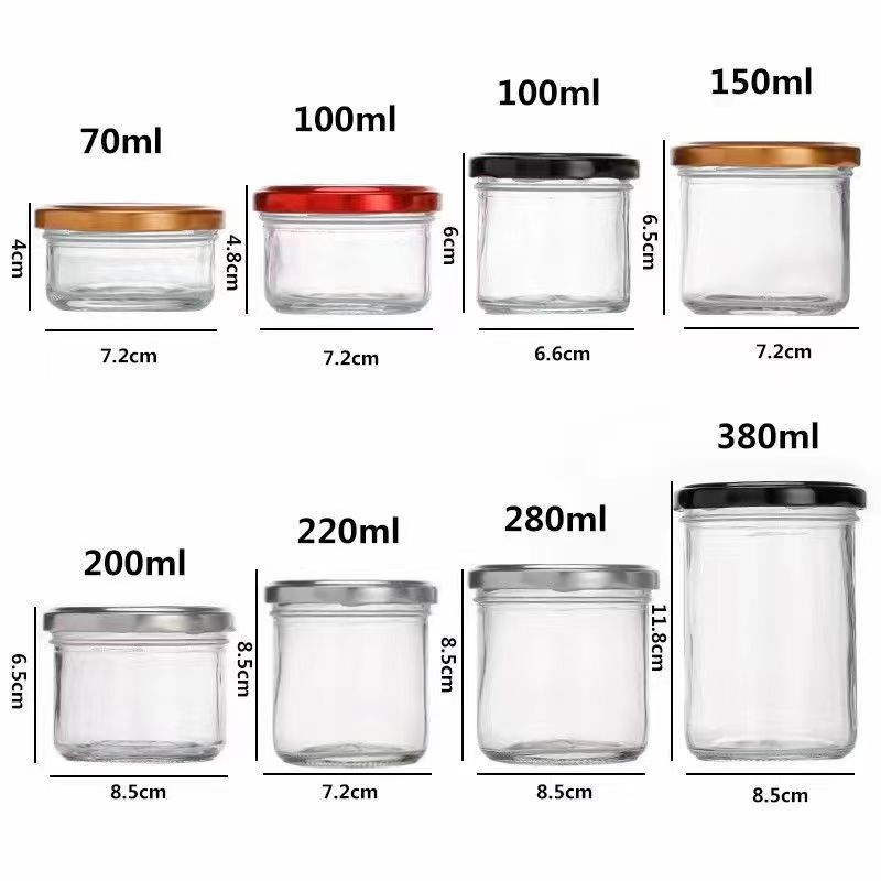 鲜炖燕窝大口径花胶鱼胶玻璃瓶鱼子酱G瓶分装瓶蜂蜜瓶罐耐高温蒸