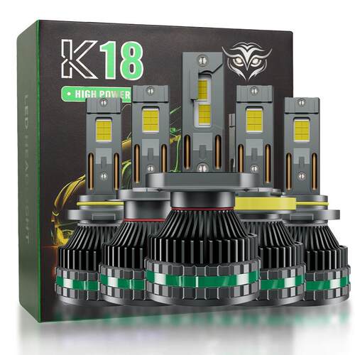 跨境爆款汽车led大灯K18 12V-24V货车大功率白光4575大灯珠汽车前