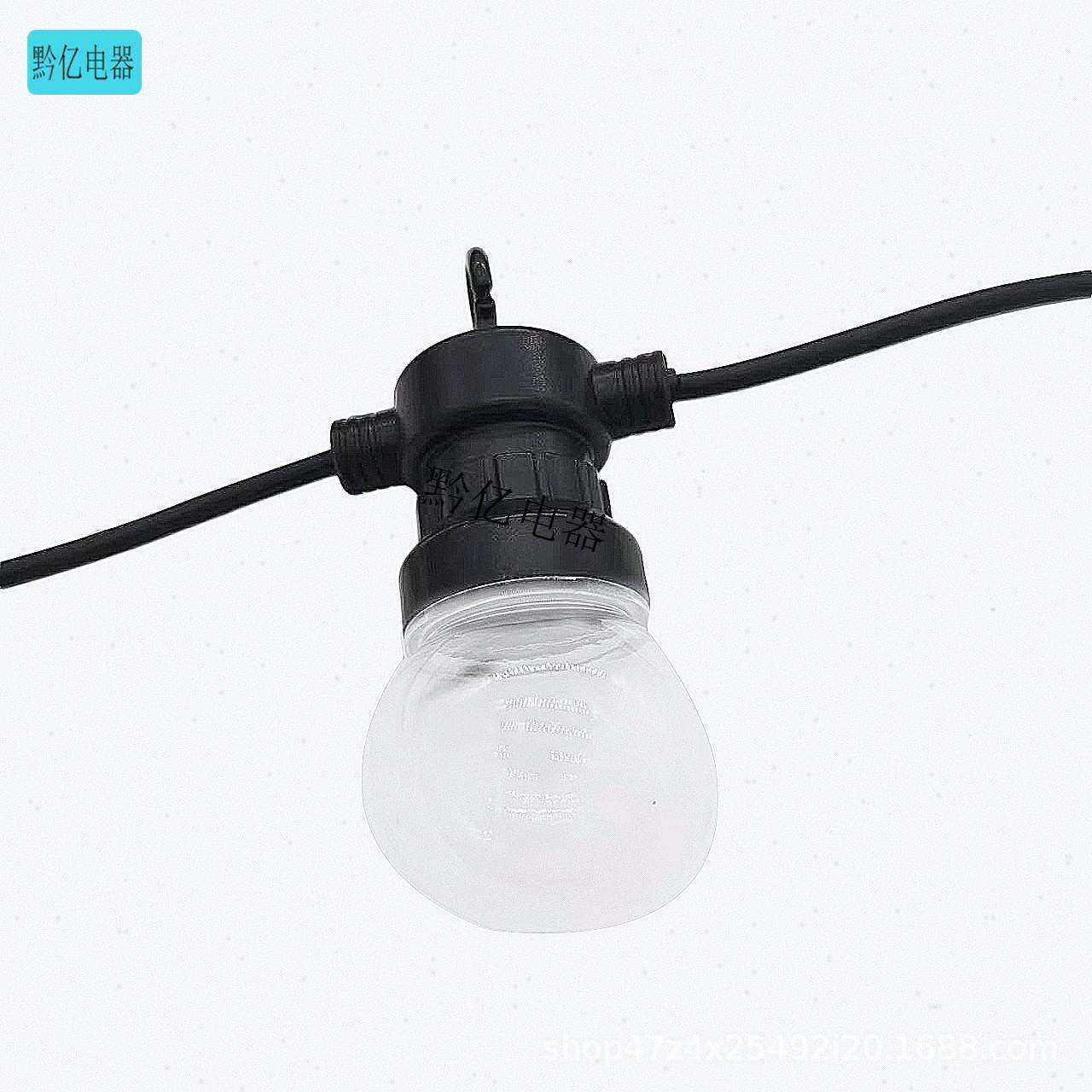 户外防水串灯 装饰灯露台太阳能灯泡串灯挂灯婚庆布置led室外灯串