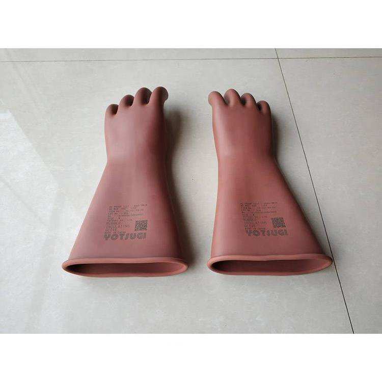 5KV/3MIN美式手套YS102-43-01/02/03/04绝缘手套橡胶防触电手套